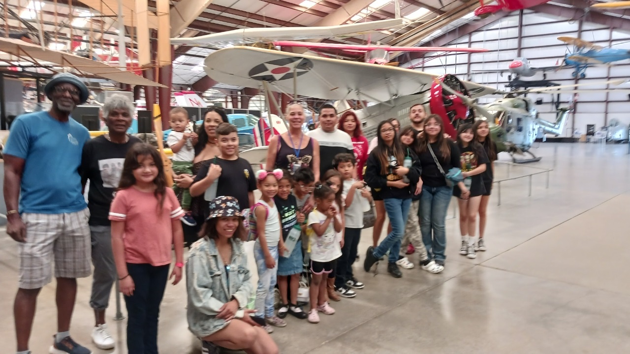 EEE children at Pima Air and Space Museum