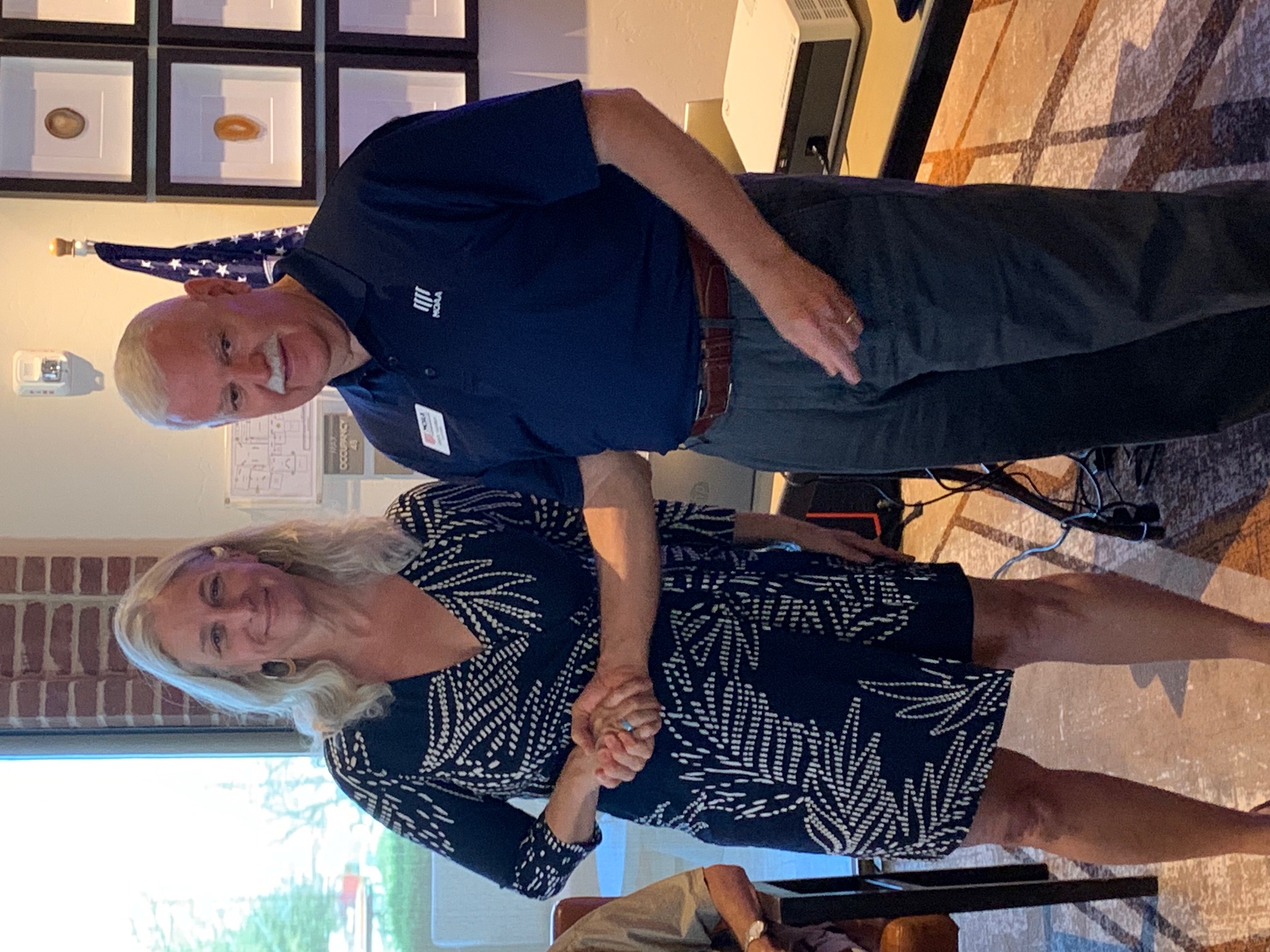 Certificate of appreciation presented to Suzanne Bond