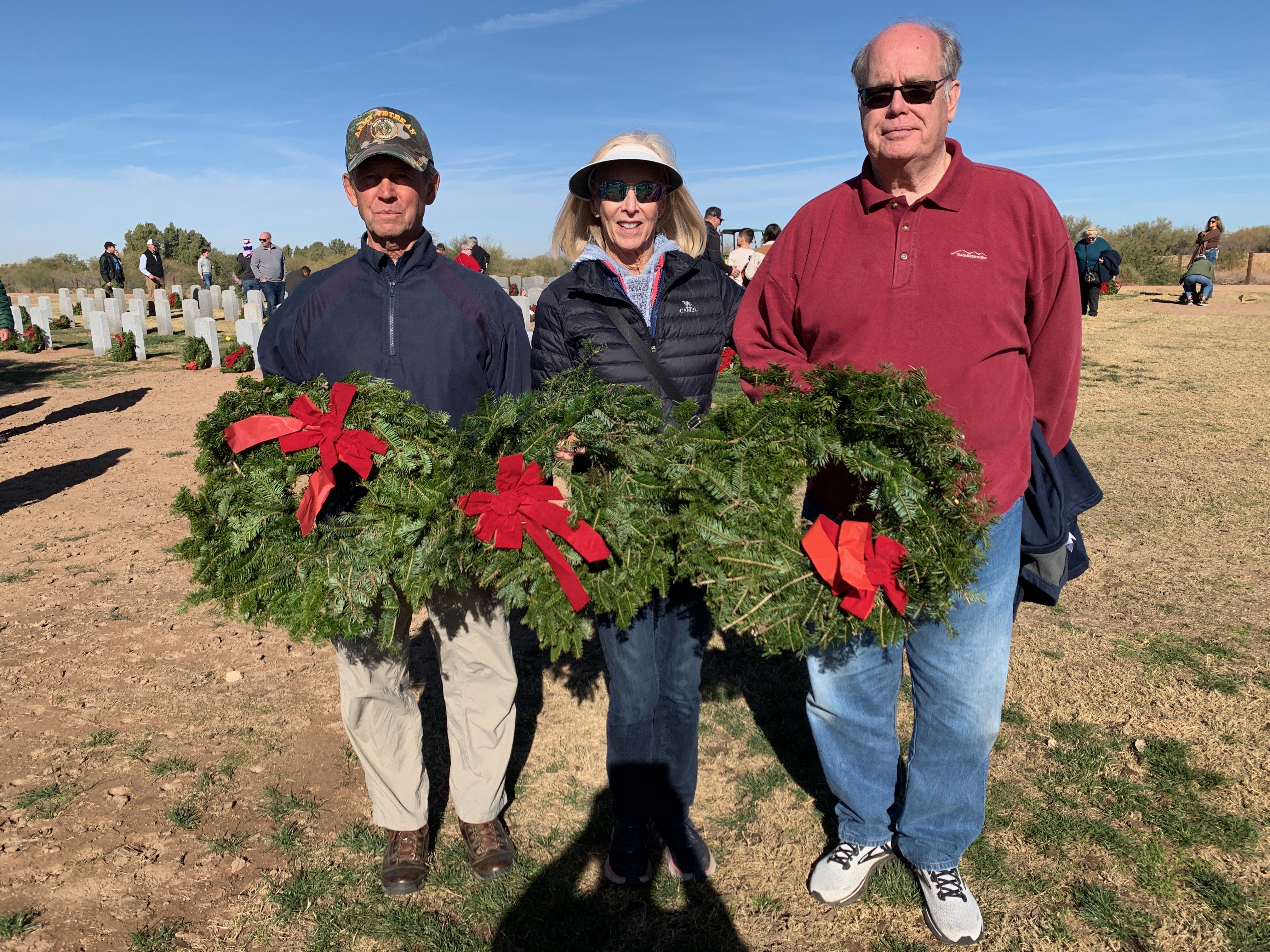 Wreaths across America participants